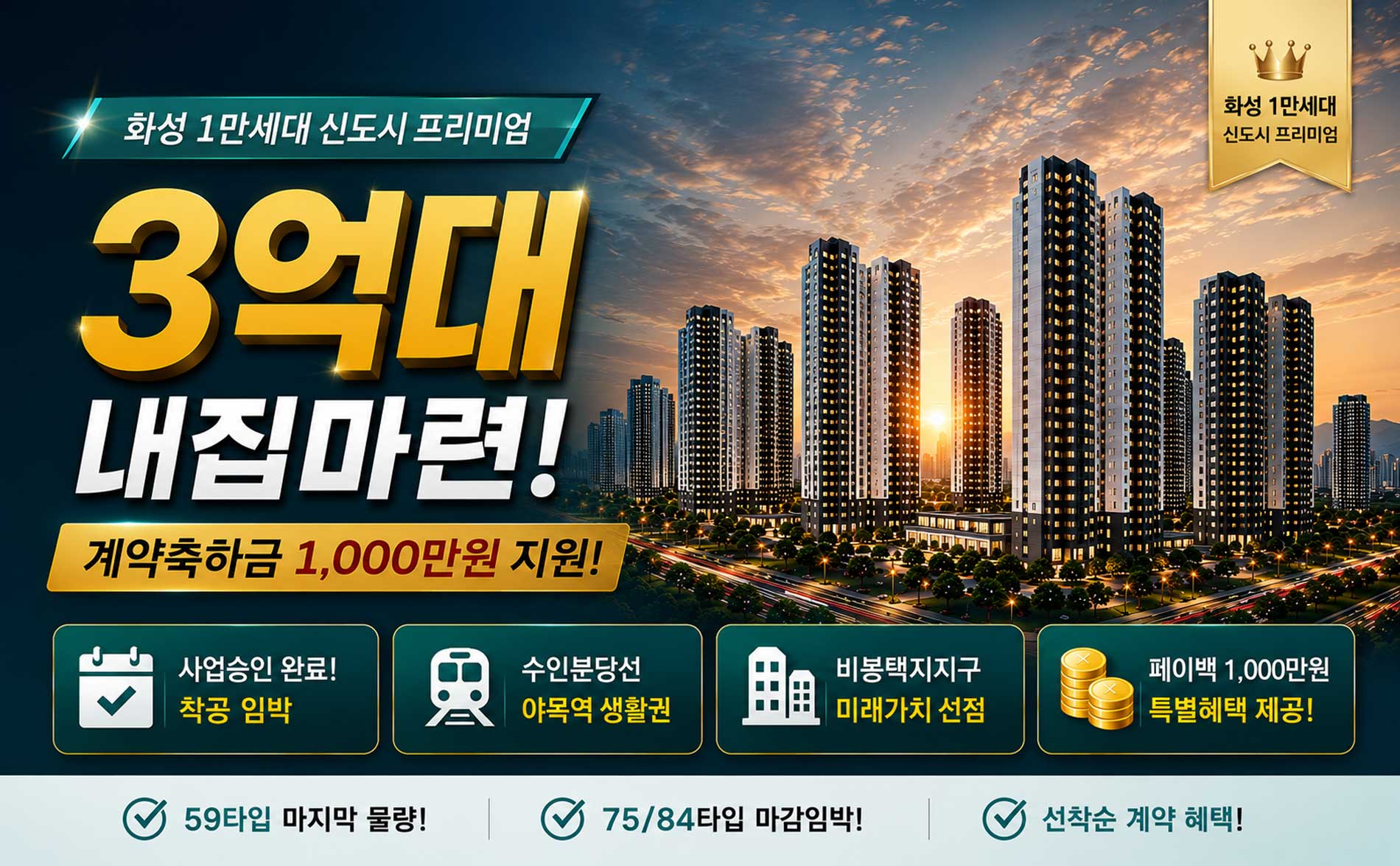 야목역2차 루미엘스타힐스 3억대 내집마련 혜택 안내